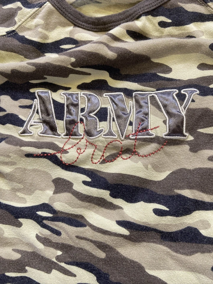 De Colección Sin Límites Mujer Talla L Y2K Camuflaje Carga Militar Verde Ejército Mocoso Prendas para Dormir Foto 4 de 4