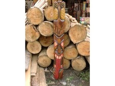 5ft TALL MAORI Hospitality Pineapple Tiki Mask - Polynesian Tropical Decor