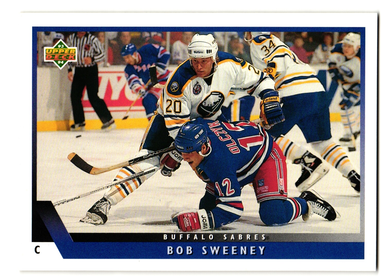 1993-94 Upper Deck #312 Bob Sweeney Buffalo Sabres