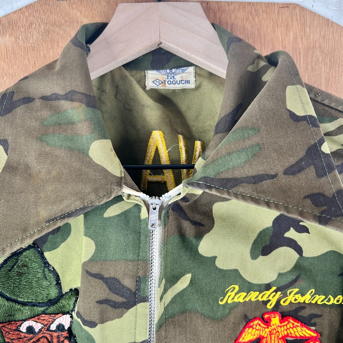 ジャケット・アウター 90s Souvenir Jacket \"CVN 70\" VINTAGE Souvenir Jacket Mens Medium 70s Vietnam Okinawa