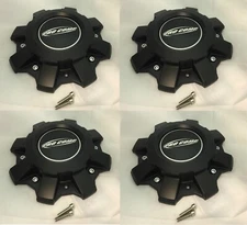4 CAP DEAL PRO COMP ALLOYS BLACK WHEEL RIM CENTER CAPS 3320 PC/AEWC S1305-01
