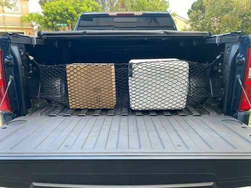2022 Elastic Truck Bed Cargo Net Storage Mesh Organizer For Chevrolet 2022 Elastic Truck Bed Cargo Net Storage Mesh Organizer For Chevrolet