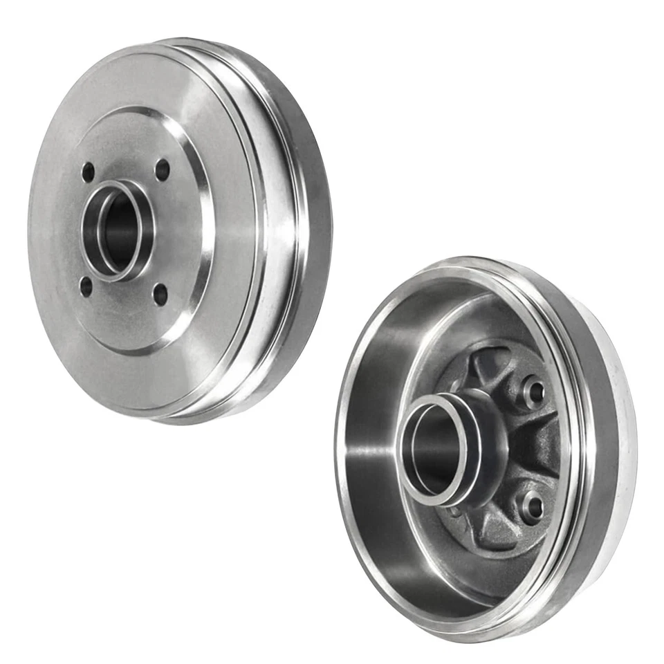 Rear Brake Drums Brake Shoes Kit for 2012 - 2019 1.6L Nissan Versa Note Micra - Image 3 of 4