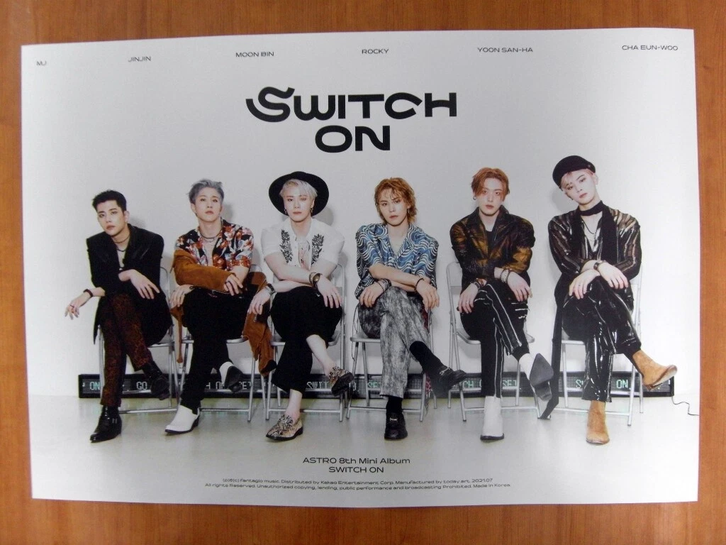 ASTRO - Switch On (Ver. A) [OFFICIAL] POSTER *NEW* K-POP | eBay