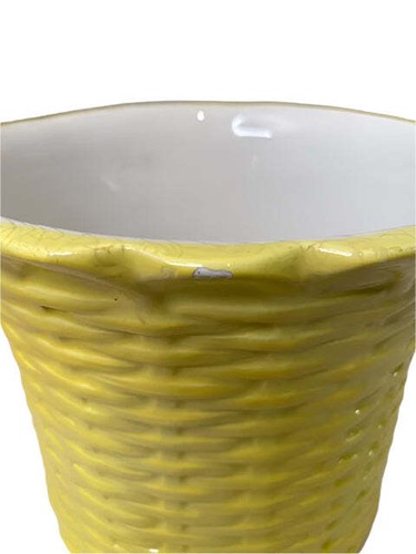 Cachepot giallo Mottahedeh - Foto 5 di 7