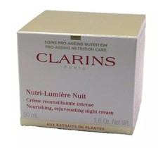 CLARINS NUTRI-LUMIERE ANTI-AGING NOURISHING NIGHT MOISTURIZER 1.6OZ / 50ML NEW