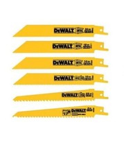 DeWALT DW4856 6-Pc Metal & Woodcutting Reciprocating Recip Saw Blade Set