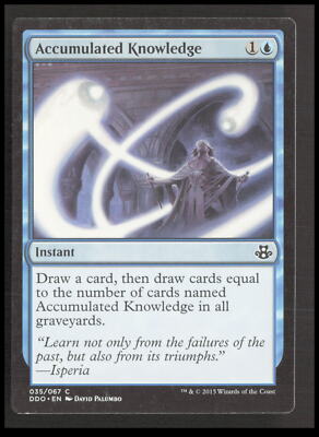 MTG Accumulated Knowledge 35 Common Duel Decks: Elspeth vs. Kiora CB-1-3-B-23