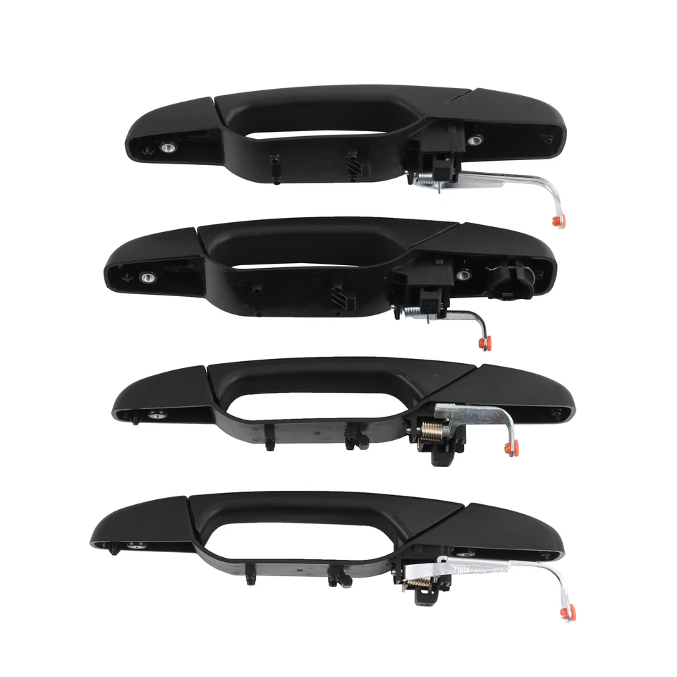 Door Handle Black Front & Rear Set of 4 For 2007-14 Chevy GMC Tahoe Yukon Sierra Foto 3 de 4