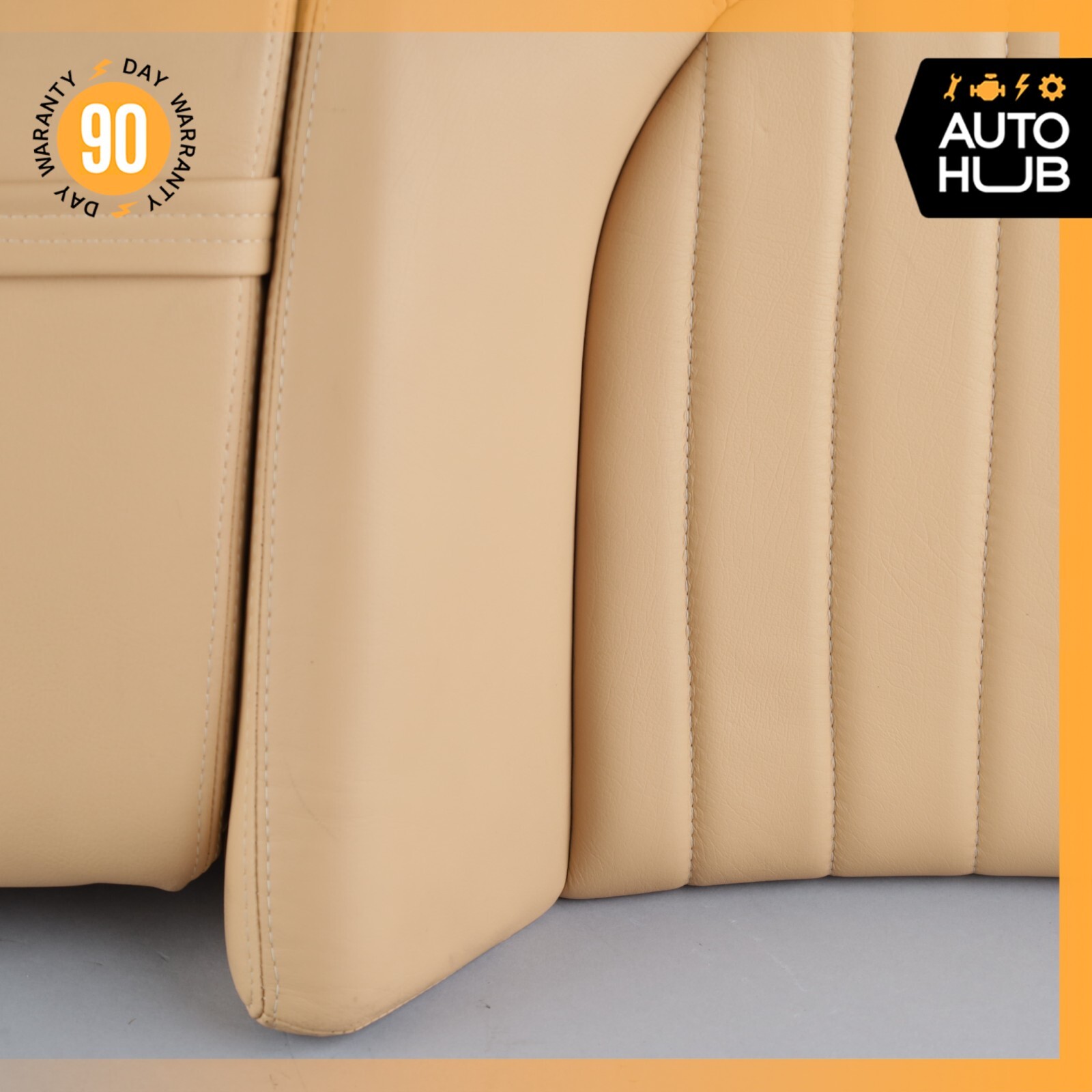 02-07 Maserati Coupe 4200 M138 Rear Upper Top Seat Cushion Beige OEM 67k