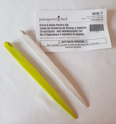 Pampered Chef Zitrusfrüchte und Zwiebelschäler Set 2tlg  NEU