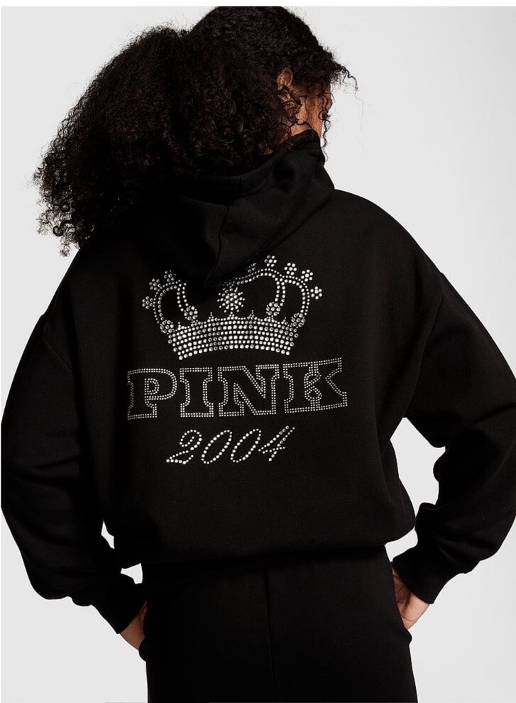 Victoria’s secret PINK パーカー Victoria's Secret Pink Hoodie Sweatshirt Cropped Pullover