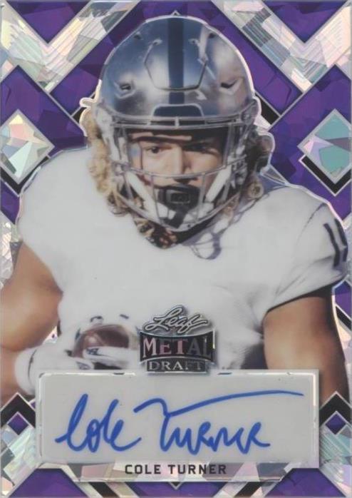 2022 Leaf Metal Draft Cole Turner #PA-CT2 - 1 of 2