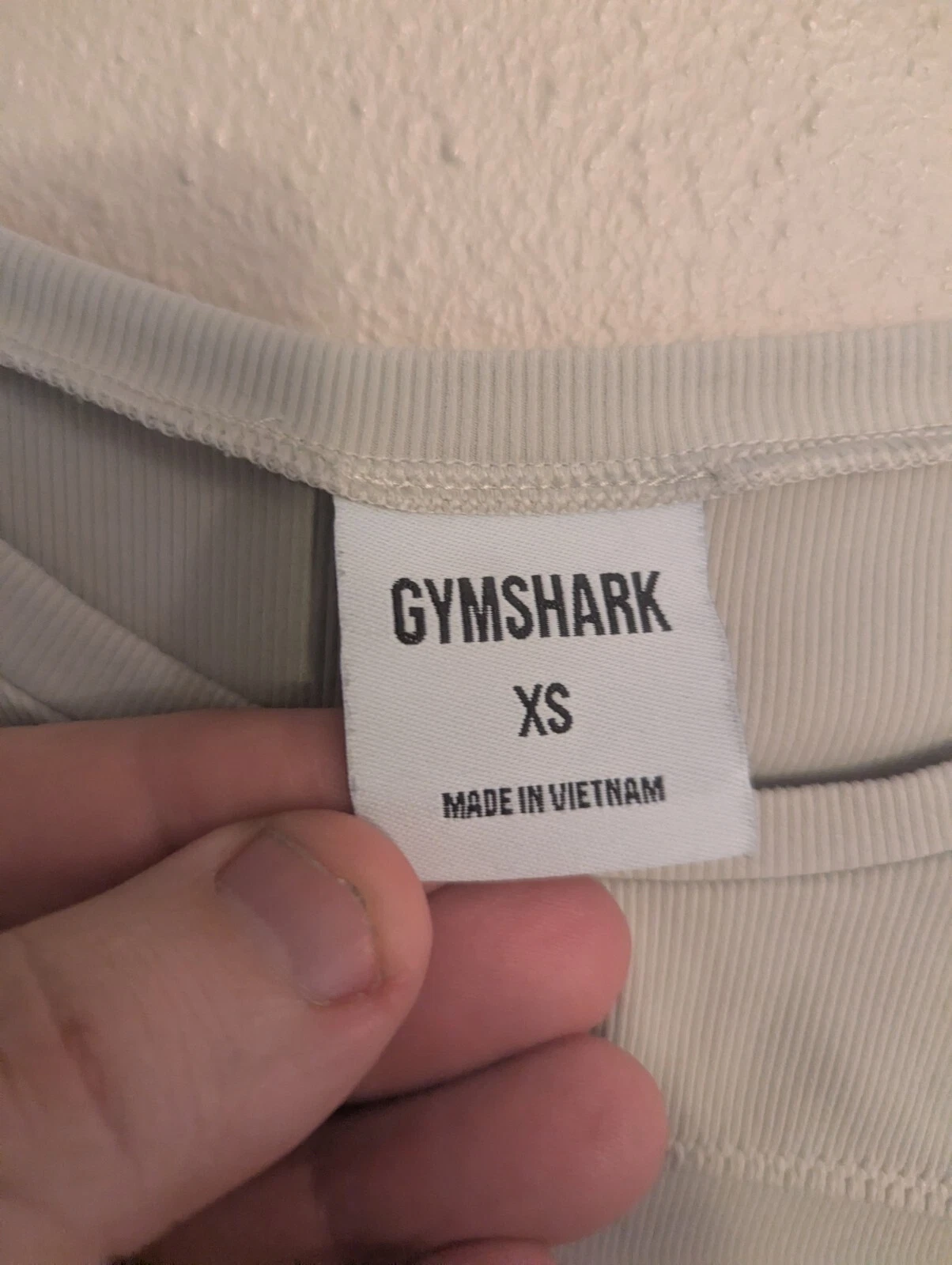 gymshark elevate oatmeal short sleeve shirt