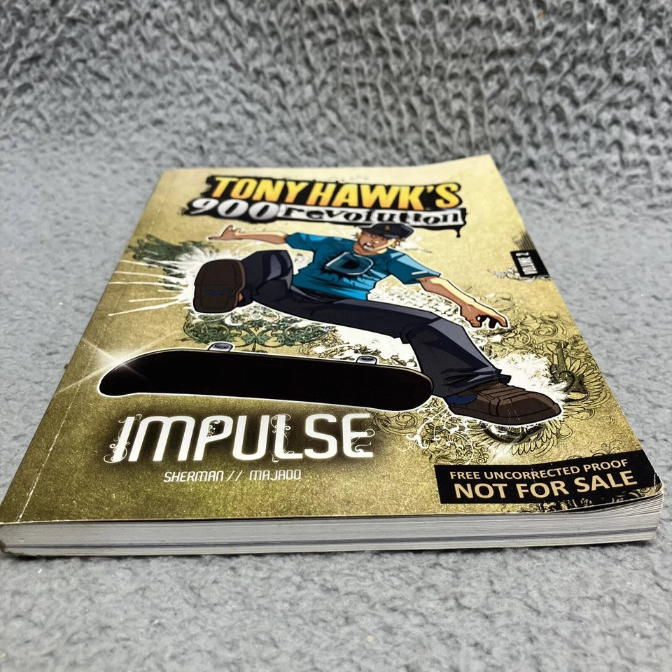 TONY HAWK Signed 900 Revolution Kids SKATEBOARDING Graphic Novel Book RARE PROOF - Image 4 of 4