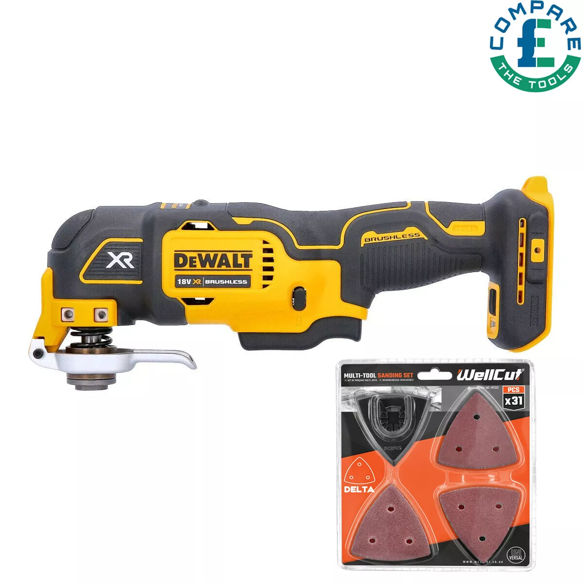 DeWalt DCS356 18V Brushless Oscillating Multi Tool With 31 Piece