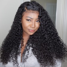 UNice Peruvian Jerry Curly Bundles 100 Human Hair Extensions Virgin Hair Weave