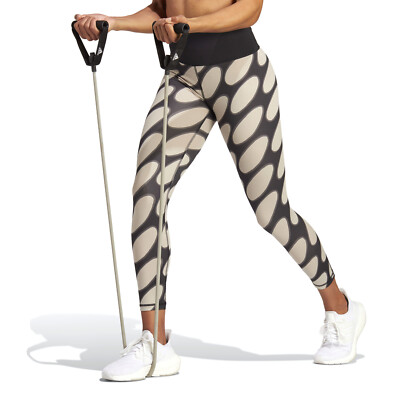 Adidas Marimekko Optime Training Tight 7/8 Damen Originals RRP £45 Leggings