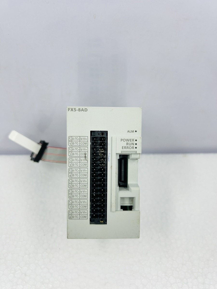 MITSUBISHI FX5-8AD PLC MODULE CPU (FULLY OPERATIONAL) FAST 
