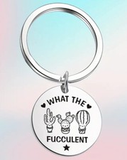 Cactus Plant Hot Cute Meme Keychain Flower Garden
