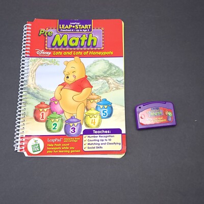Leap pad Leap Frog Lots & lots of Honey Pots & cartridge up to 5 years pre maths