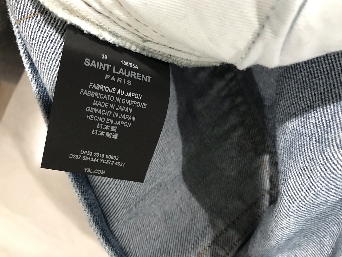 saint laurent mens distressed blue jeans. 36. $790 | eBay saint laurent mens distressed blue jeans. 36. $790 | eBay