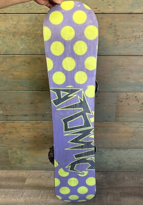burton atomic snowboard ebay ATOMIC PIVOT Junior Snowboard 120 Cm W/ RIDE VXN Series Bindings Youth Kids