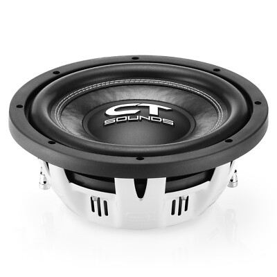 #ad CT Sounds Hydro 10quot; 1000 Watt Dual 4 Ohm Shallow Mount Car Subwoofer $109.99