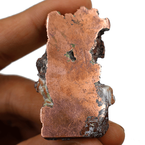45,3 g lastra di cristallo lucido minerale di rame nativo naturale dal Michigan, USA ~ 51,8 MM - Foto 4 di 12