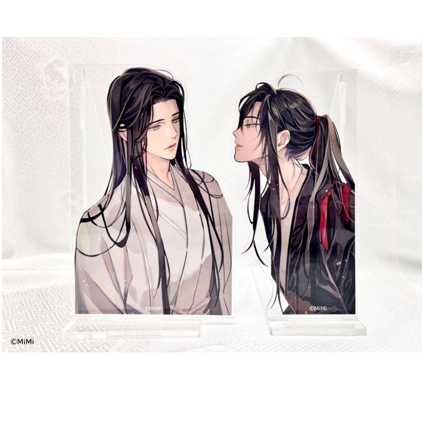 Mo Dao Zu Shi MDZS Acrylic Bookend Stand Wei Wuxian Lan Wangji