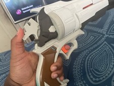 NERF Overwatch McCree Rival Blaster with Die Cast Badge NEW
