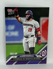 2024 Topps Now #549 Andres Chaparro Washington Nationals PURPLE Parallel 13/25