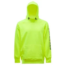 Grundens 20028-730-0017 NEW Men's Dillingham Tech Hoodie Hi-Vis Yellow SIZE XXL