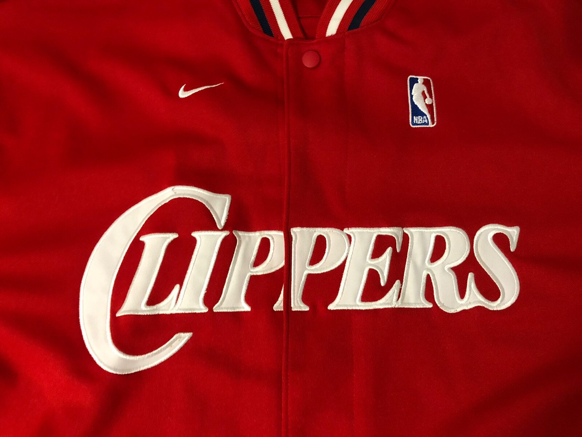 いさじ　Nike LA Clippers ウォームアップウェア XXL RED NIKE REWIND LOS ANGELES CLIPPERS WARM UP JERSEY MENS XL