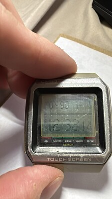 CASIO データバンク タッチスクリーン VDB-1000 CASIO DATA BANK VDB-1000 Touch Screen Watch Vintage 80s Japan | eBay