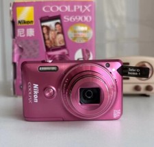 Nikon COOLPIX S6900 16.0MP 12x Optical Zoom Flip Long Screen Digital Camera Good