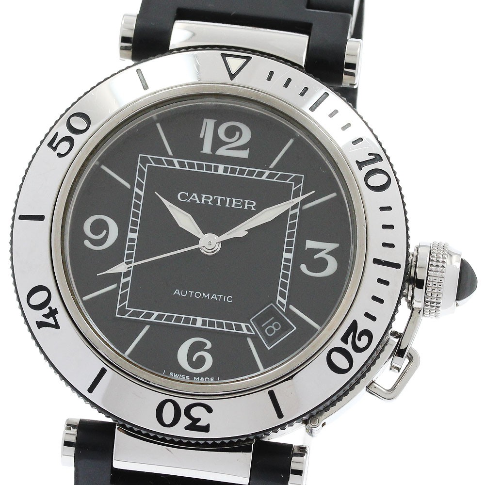 Cartier Pasha de Cartier W31077U2 40.5 mm Black Dial