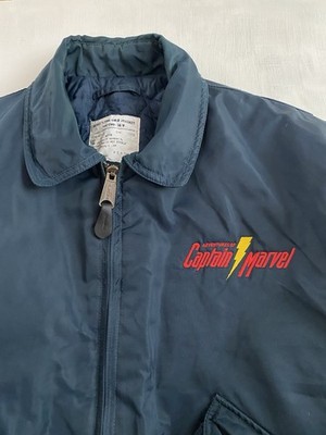 Captain Marvel Custom CWU-36/P Style USAF Flight Vintage Jacket | Size L
