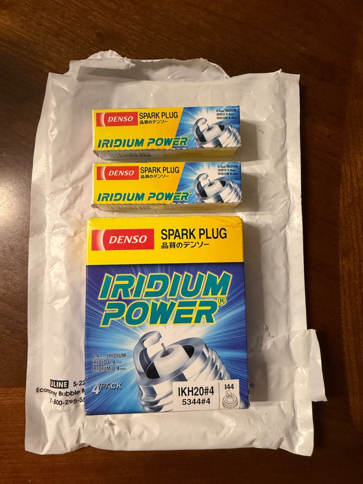 Genuine 6pc new- DENSO 5344 IRIDIUM Power Spark Plugs - IKH20 - Made USA,Japan