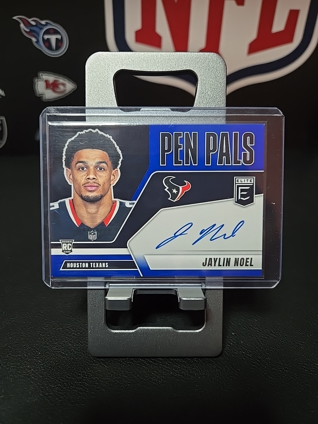 2025 Donruss Elite Pen Pals Blue Ink Jaylin Noel RC Rookie Auto #PP-JNO