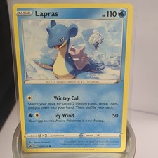 Pokémon Lapras Swsh06 Chilling Reign 029/198 Regular Common 110 HP Basic English