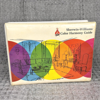 Vtg 1968 Sherwin Williams Color Harmony Guide Book Paint Color Selection 17th Ed