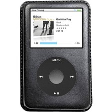 Classic Black Leather Case for iPod Video 30GB - Vintage Collector's Essential