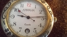 Airooldi Montres Quartz , Model Springfield mit Stretchband, vintage-used