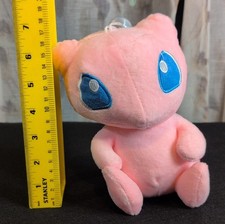 Pok mon Center Mew Cat Plush Stuffed Animal Pink Blue Animation Character