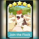 1 x Join the Flock (⭐️⭐️⭐️⭐️⭐️) - Set 15  - Mono_Poly_Go Stickers - Best Service