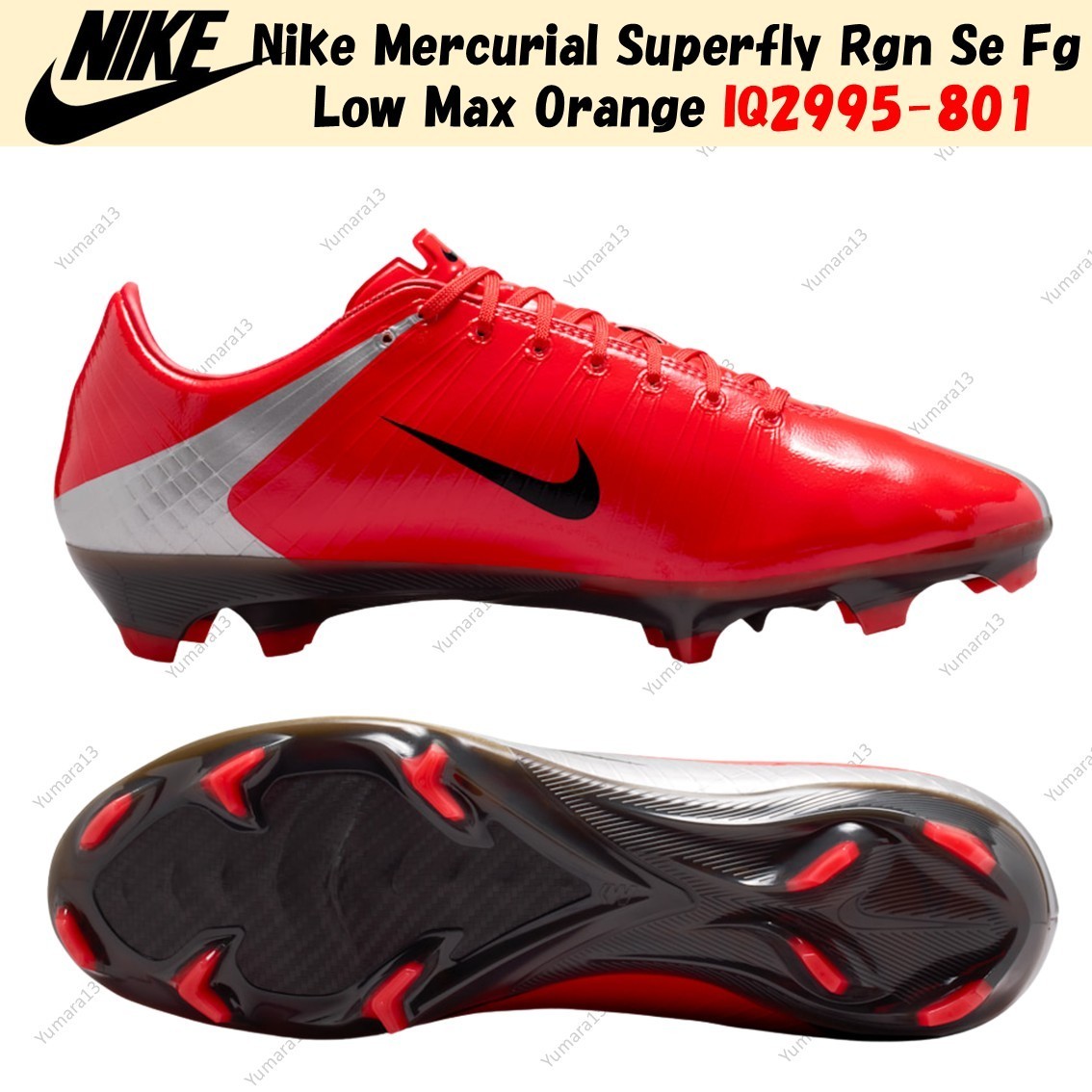 Nike Mercurial Superfly Rgn Se Fg Low Max Orange IQ2995-801 Men's