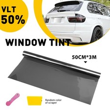 50% VLT 20" x 10ft Feet Uncut Roll Window Tint Film Car Home Office Glass