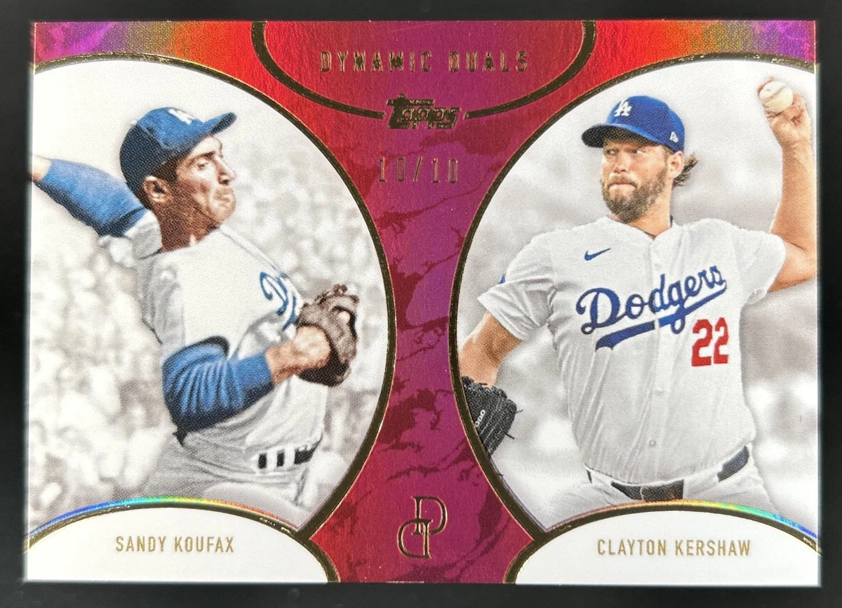 Clayton Kershaw Serial Numbered Baseball Sports Trading Cards for