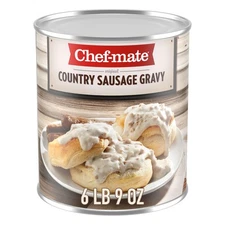 Chef-mate Country Sausage Gravy Original Sausage Gravy, 105 Oz can Free Shipping